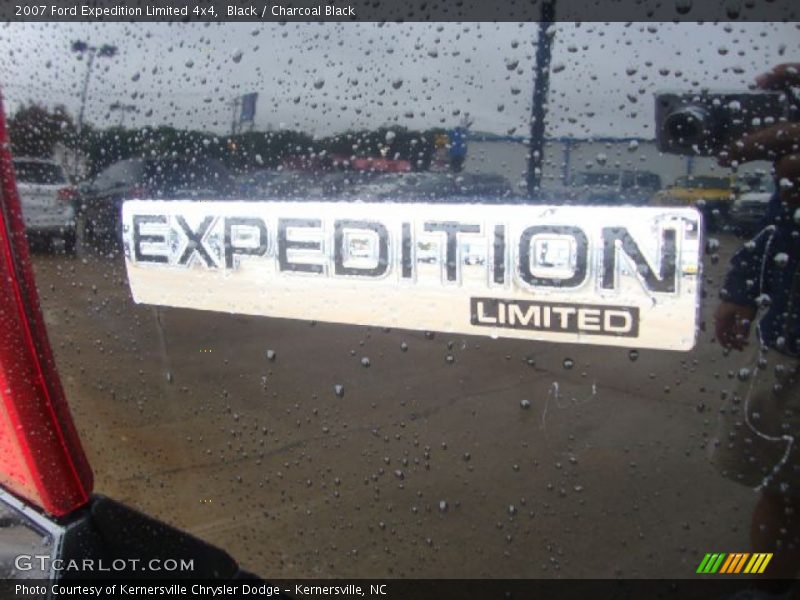 Black / Charcoal Black 2007 Ford Expedition Limited 4x4