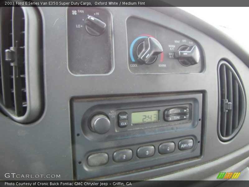 Oxford White / Medium Flint 2003 Ford E Series Van E350 Super Duty Cargo