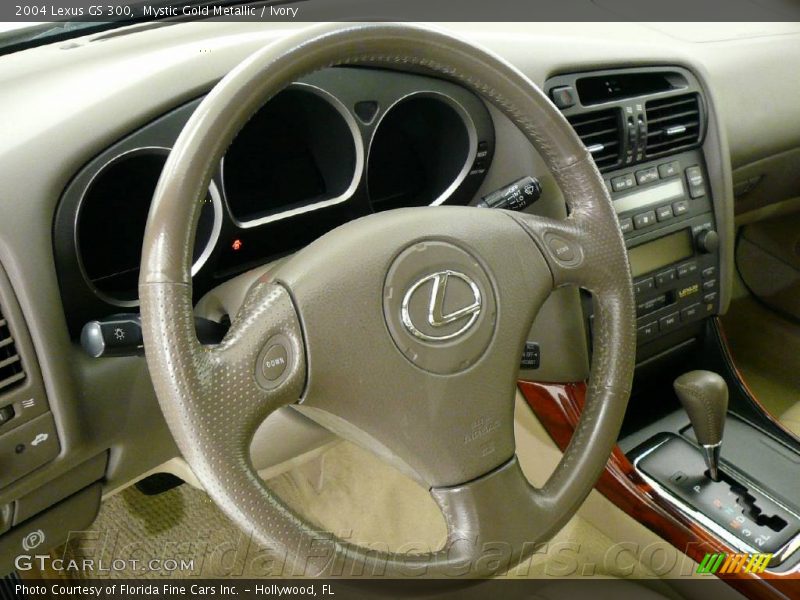 Mystic Gold Metallic / Ivory 2004 Lexus GS 300