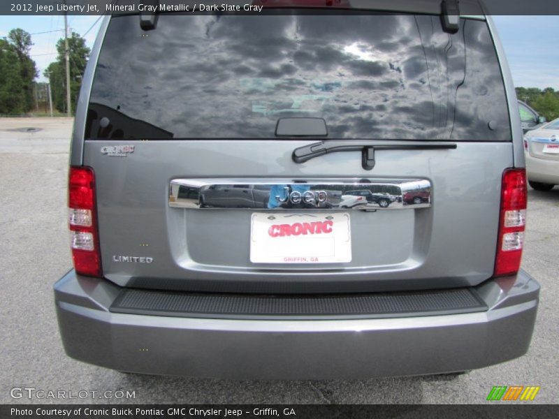 Mineral Gray Metallic / Dark Slate Gray 2012 Jeep Liberty Jet