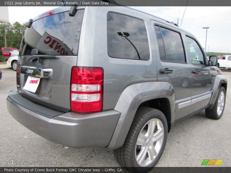 Mineral Gray Metallic / Dark Slate Gray 2012 Jeep Liberty Jet
