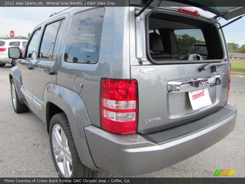 Mineral Gray Metallic / Dark Slate Gray 2012 Jeep Liberty Jet