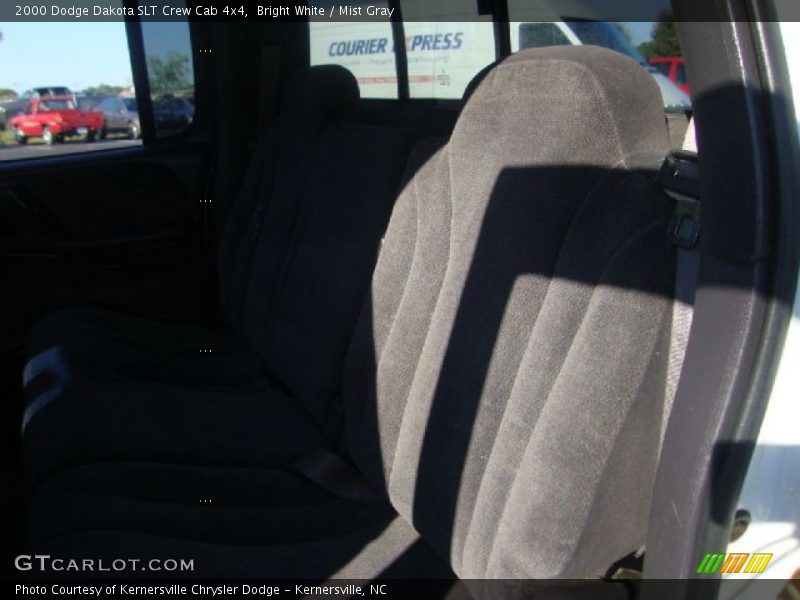 Bright White / Mist Gray 2000 Dodge Dakota SLT Crew Cab 4x4