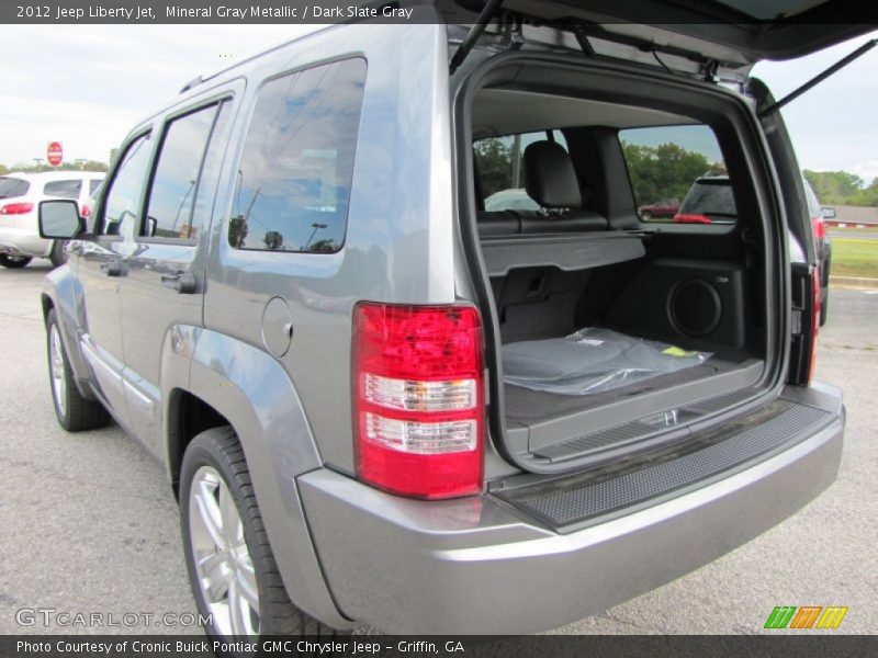 Mineral Gray Metallic / Dark Slate Gray 2012 Jeep Liberty Jet