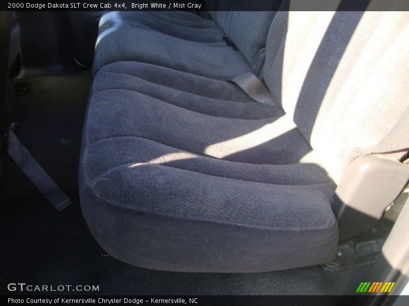 Bright White / Mist Gray 2000 Dodge Dakota SLT Crew Cab 4x4