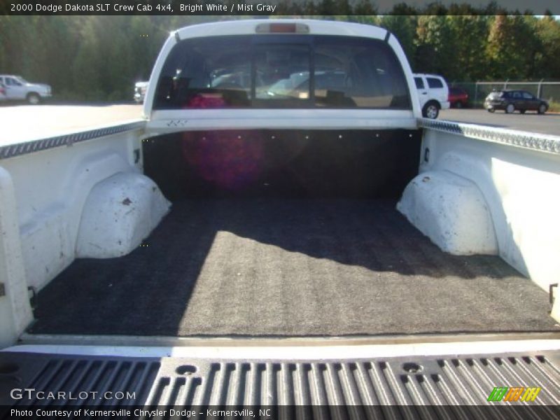 Bright White / Mist Gray 2000 Dodge Dakota SLT Crew Cab 4x4