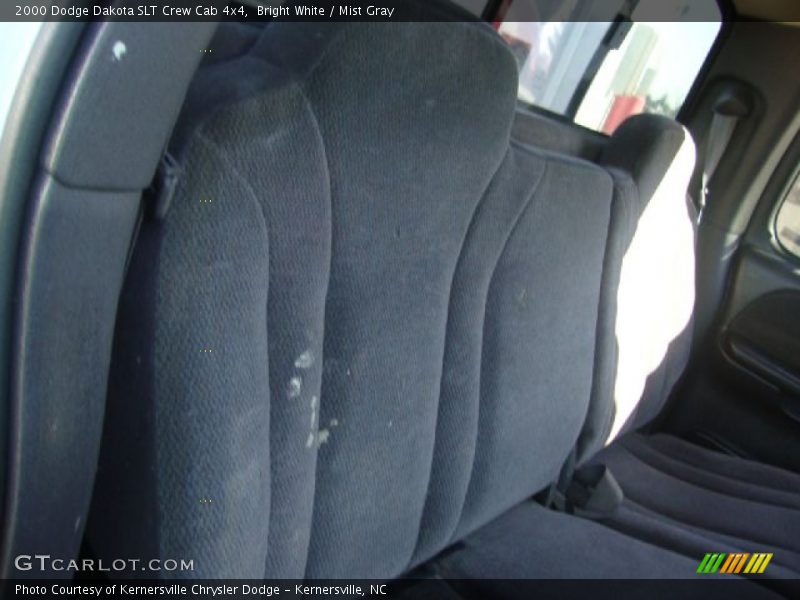 Bright White / Mist Gray 2000 Dodge Dakota SLT Crew Cab 4x4