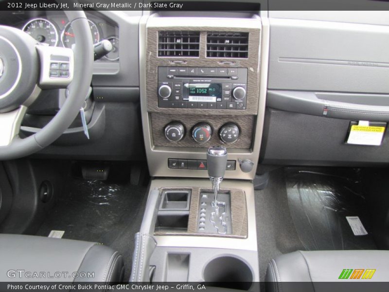 Mineral Gray Metallic / Dark Slate Gray 2012 Jeep Liberty Jet