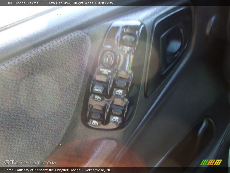 Bright White / Mist Gray 2000 Dodge Dakota SLT Crew Cab 4x4