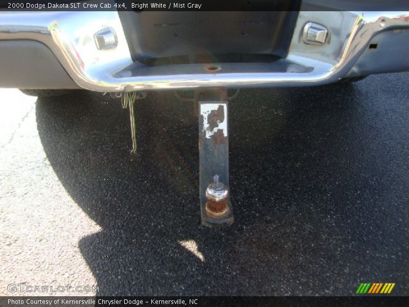 Bright White / Mist Gray 2000 Dodge Dakota SLT Crew Cab 4x4