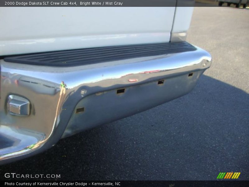 Bright White / Mist Gray 2000 Dodge Dakota SLT Crew Cab 4x4
