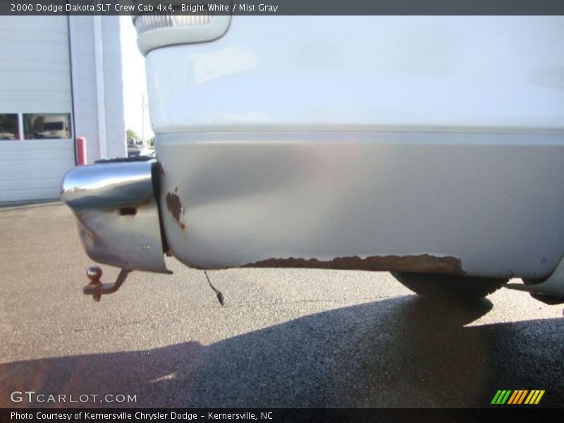 Bright White / Mist Gray 2000 Dodge Dakota SLT Crew Cab 4x4