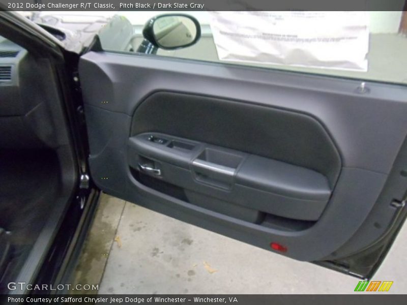 Pitch Black / Dark Slate Gray 2012 Dodge Challenger R/T Classic