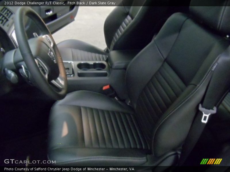  2012 Challenger R/T Classic Dark Slate Gray Interior