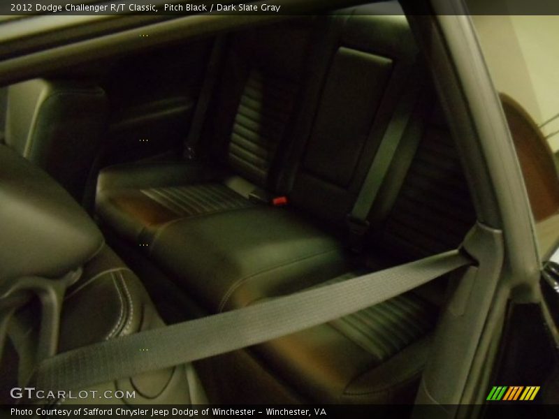 Pitch Black / Dark Slate Gray 2012 Dodge Challenger R/T Classic