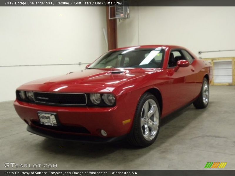 Redline 3 Coat Pearl / Dark Slate Gray 2012 Dodge Challenger SXT