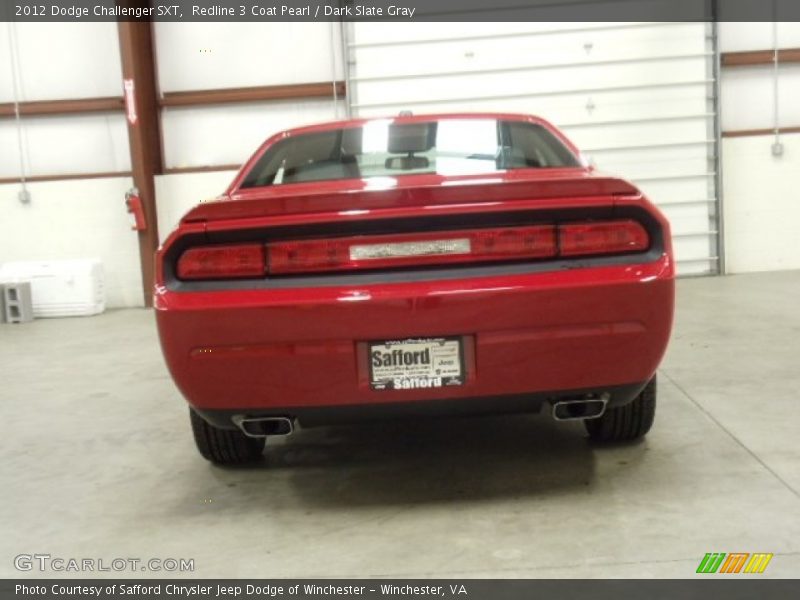 Redline 3 Coat Pearl / Dark Slate Gray 2012 Dodge Challenger SXT