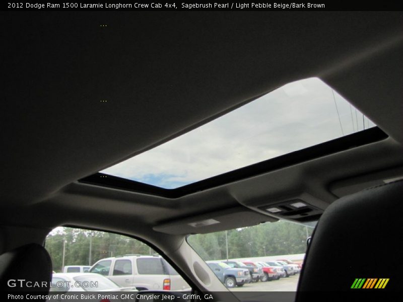 Sagebrush Pearl / Light Pebble Beige/Bark Brown 2012 Dodge Ram 1500 Laramie Longhorn Crew Cab 4x4