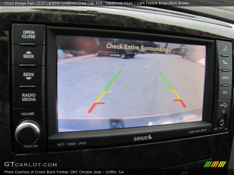 Sagebrush Pearl / Light Pebble Beige/Bark Brown 2012 Dodge Ram 1500 Laramie Longhorn Crew Cab 4x4