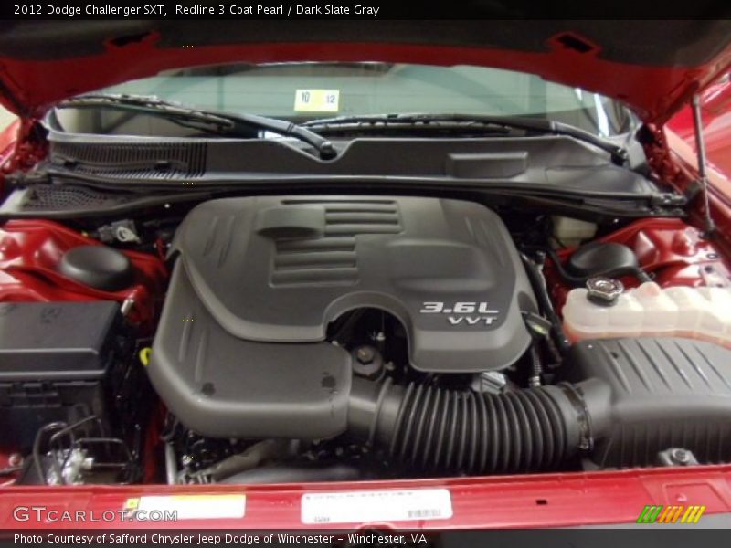 Redline 3 Coat Pearl / Dark Slate Gray 2012 Dodge Challenger SXT