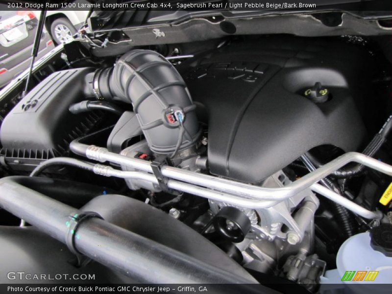 Sagebrush Pearl / Light Pebble Beige/Bark Brown 2012 Dodge Ram 1500 Laramie Longhorn Crew Cab 4x4