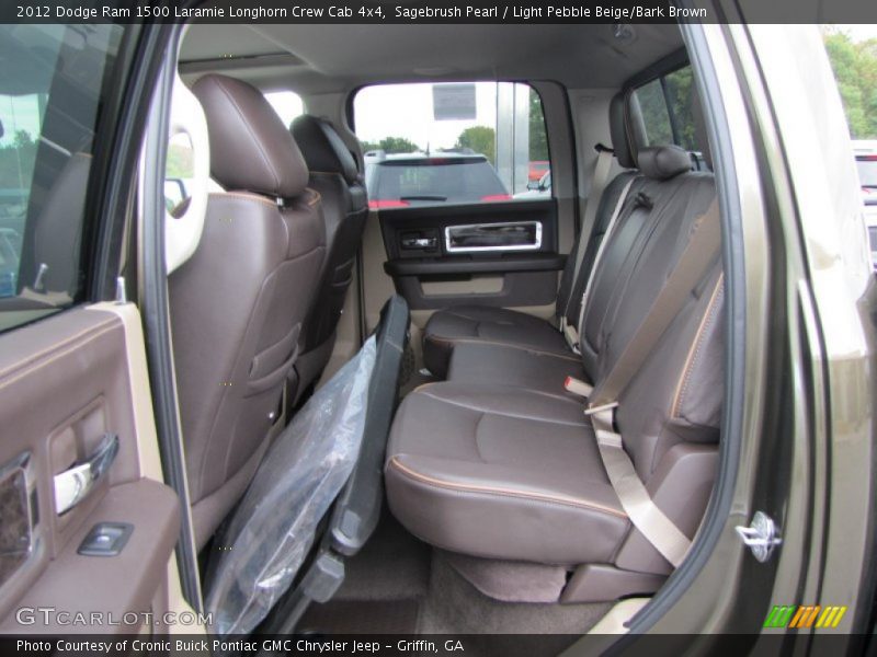Sagebrush Pearl / Light Pebble Beige/Bark Brown 2012 Dodge Ram 1500 Laramie Longhorn Crew Cab 4x4
