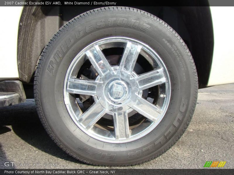 White Diamond / Ebony/Ebony 2007 Cadillac Escalade ESV AWD