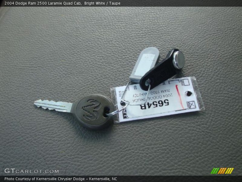 Keys of 2004 Ram 2500 Laramie Quad Cab