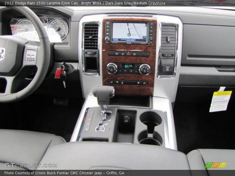 Dashboard of 2012 Ram 1500 Laramie Crew Cab