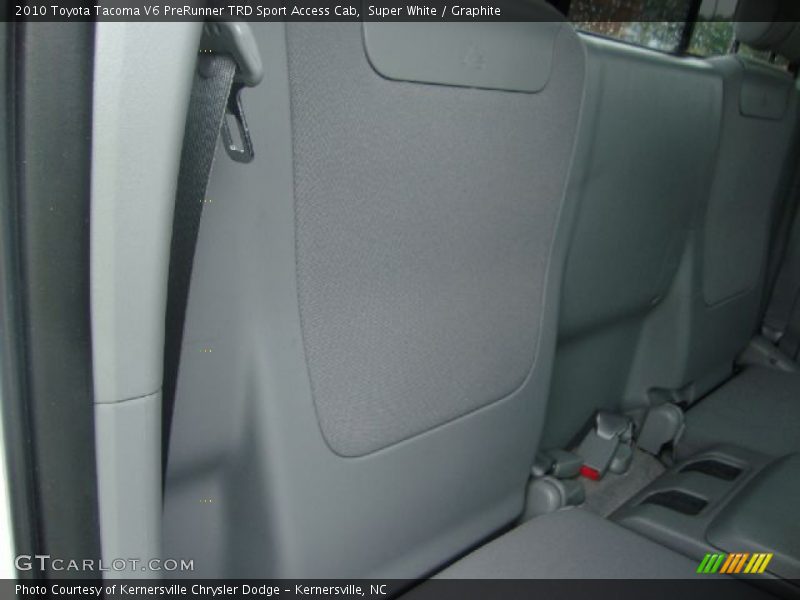 Super White / Graphite 2010 Toyota Tacoma V6 PreRunner TRD Sport Access Cab
