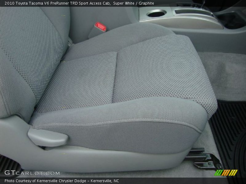 Super White / Graphite 2010 Toyota Tacoma V6 PreRunner TRD Sport Access Cab