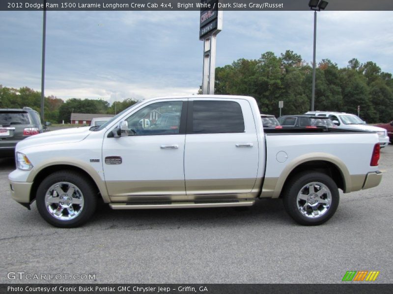  2012 Ram 1500 Laramie Longhorn Crew Cab 4x4 Bright White