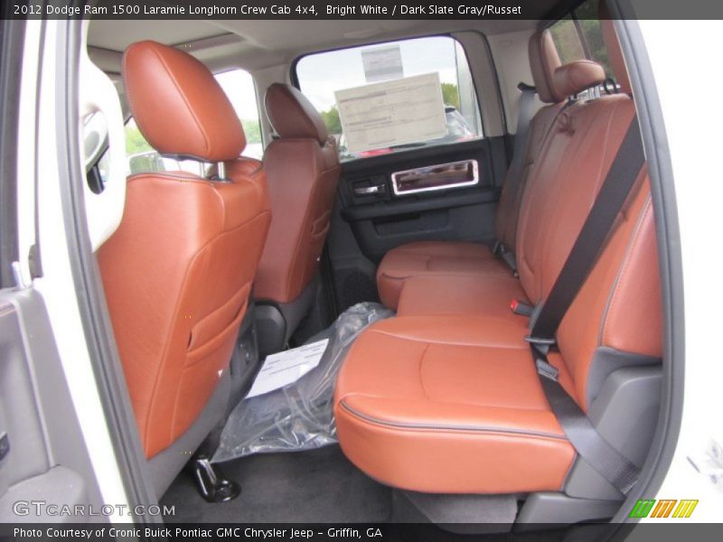  2012 Ram 1500 Laramie Longhorn Crew Cab 4x4 Dark Slate Gray/Russet Interior