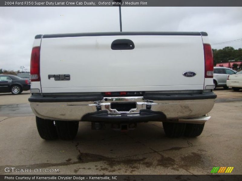 Oxford White / Medium Flint 2004 Ford F350 Super Duty Lariat Crew Cab Dually