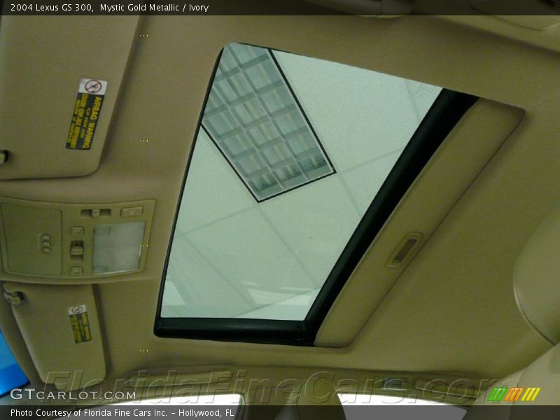 Mystic Gold Metallic / Ivory 2004 Lexus GS 300