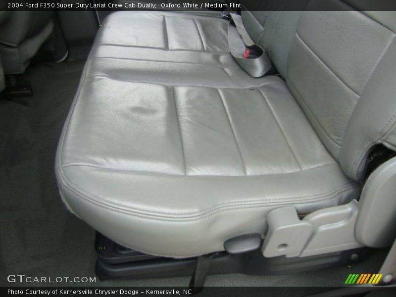 Oxford White / Medium Flint 2004 Ford F350 Super Duty Lariat Crew Cab Dually