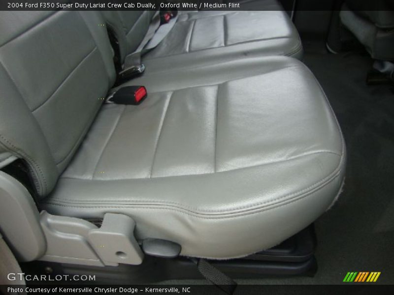 Oxford White / Medium Flint 2004 Ford F350 Super Duty Lariat Crew Cab Dually