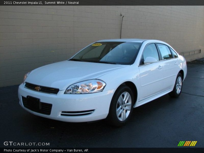 Summit White / Neutral 2011 Chevrolet Impala LS