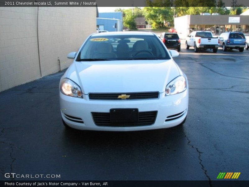 Summit White / Neutral 2011 Chevrolet Impala LS
