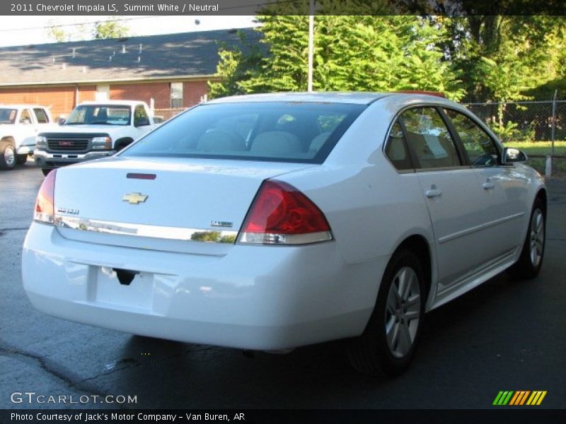Summit White / Neutral 2011 Chevrolet Impala LS