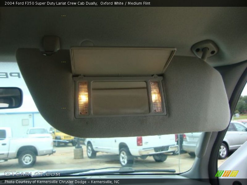 Oxford White / Medium Flint 2004 Ford F350 Super Duty Lariat Crew Cab Dually