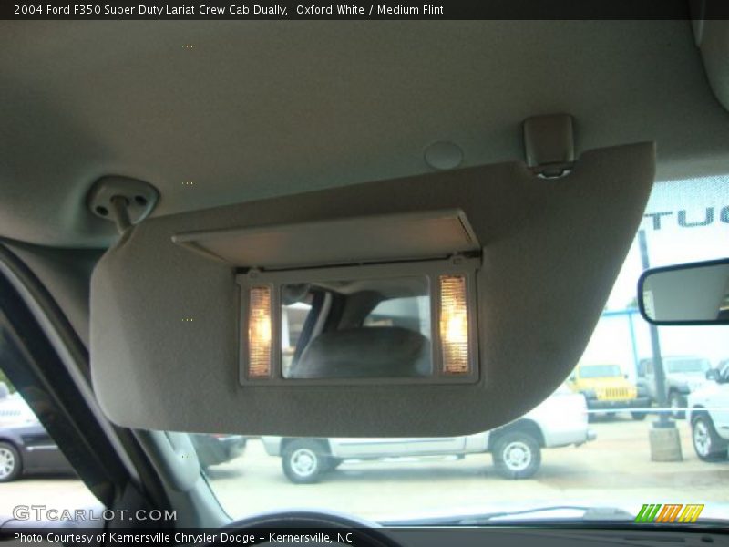 Oxford White / Medium Flint 2004 Ford F350 Super Duty Lariat Crew Cab Dually