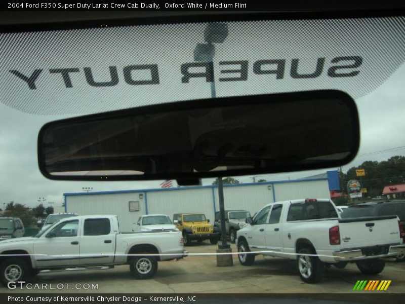 Oxford White / Medium Flint 2004 Ford F350 Super Duty Lariat Crew Cab Dually