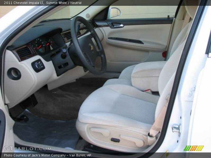 Summit White / Neutral 2011 Chevrolet Impala LS