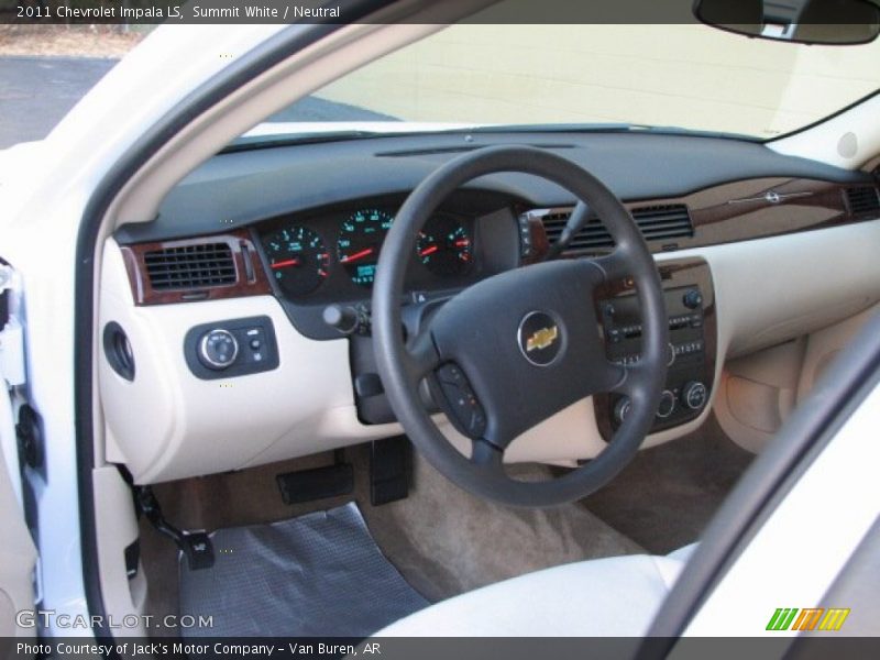 Summit White / Neutral 2011 Chevrolet Impala LS
