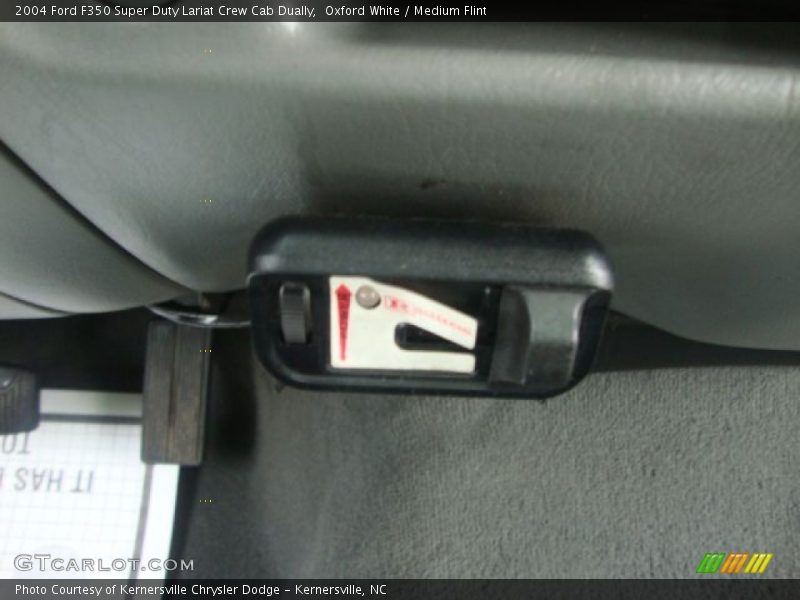 Oxford White / Medium Flint 2004 Ford F350 Super Duty Lariat Crew Cab Dually