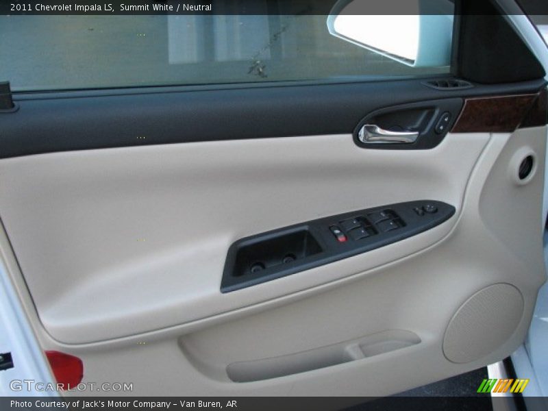 Summit White / Neutral 2011 Chevrolet Impala LS
