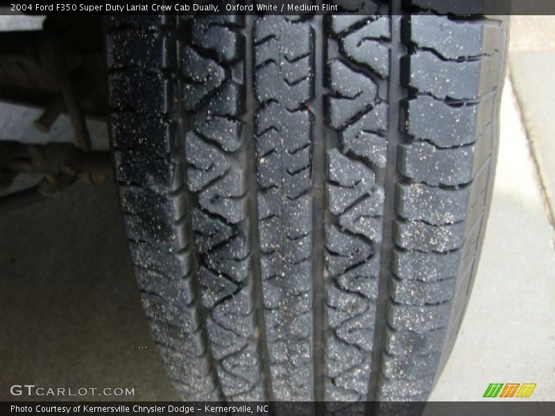 Oxford White / Medium Flint 2004 Ford F350 Super Duty Lariat Crew Cab Dually