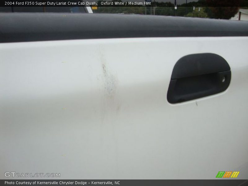 Oxford White / Medium Flint 2004 Ford F350 Super Duty Lariat Crew Cab Dually