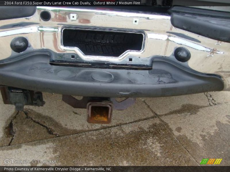 Oxford White / Medium Flint 2004 Ford F350 Super Duty Lariat Crew Cab Dually